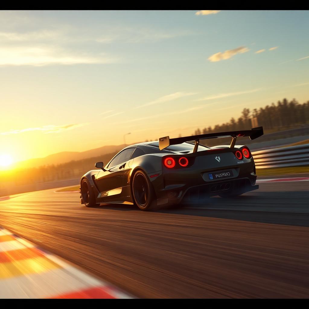 Gran Turismo 7 key art — futuristic sports car on scenic race track